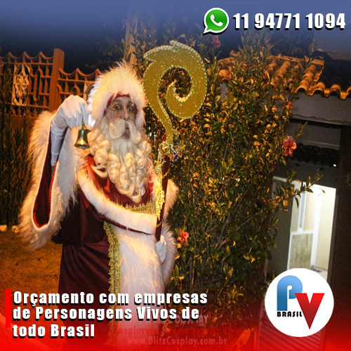 Personagem Vivo do Papai Noel Personagem Vivo do Papai Noel